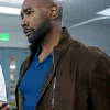 Watson S02 Morris Chestnut Suede Leather Jacket For Sale
