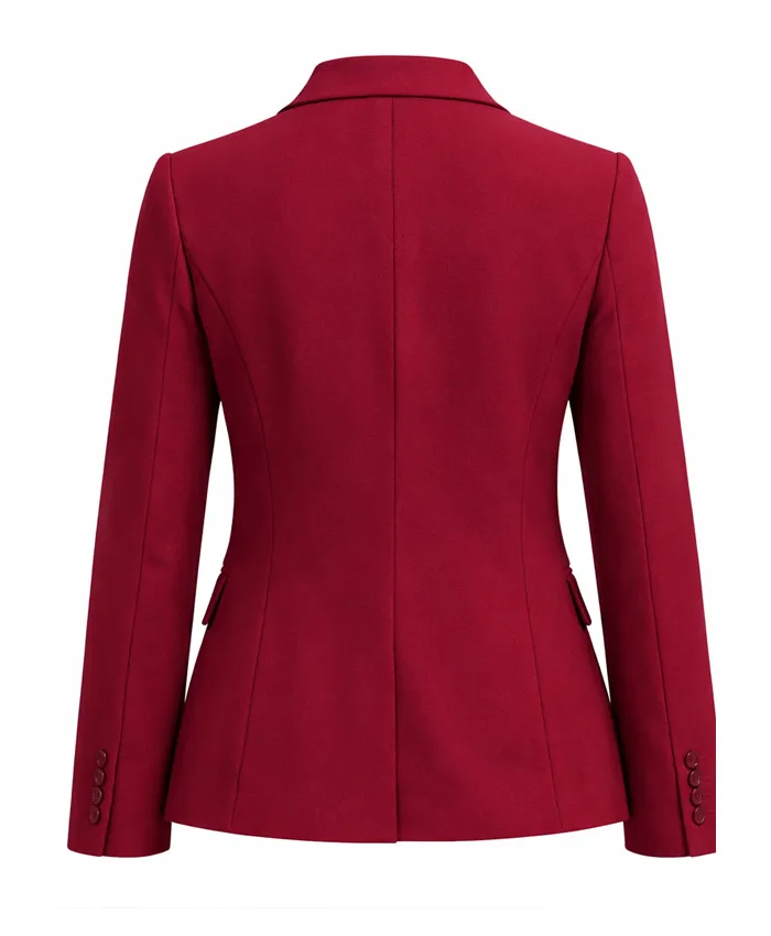 Watson S02 Rochelle Aytes Red Blazer Back
