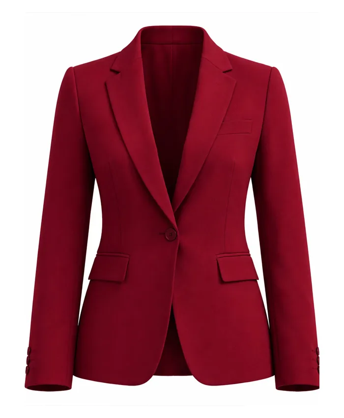 Watson S02 Rochelle Aytes Red Blazer Front