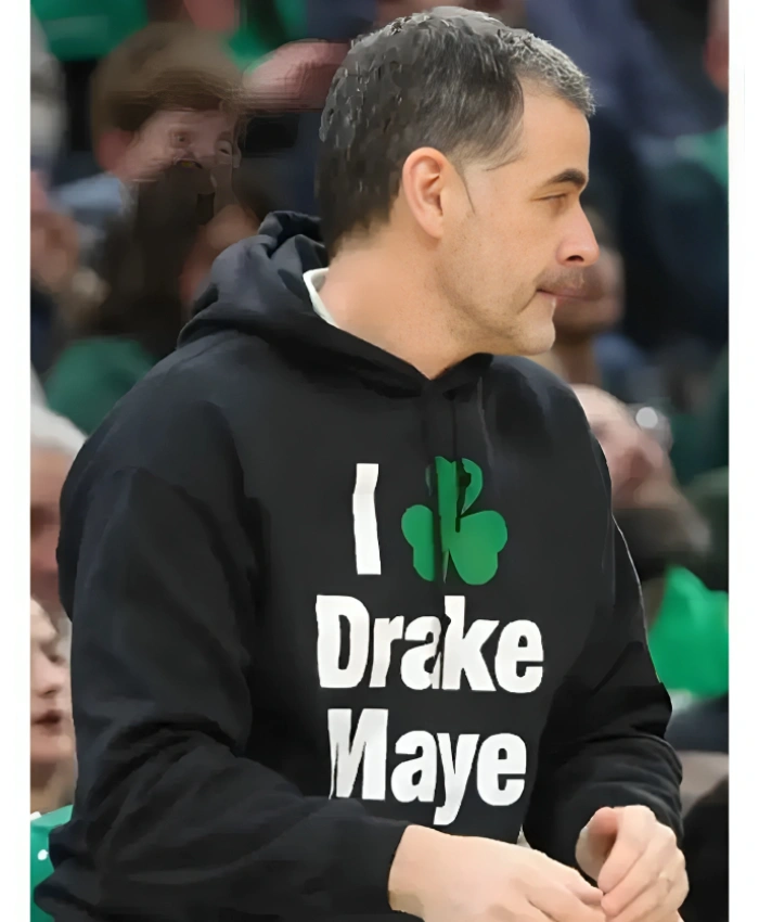 William Chisholm I Celtics Drake Maye Black Hoodie