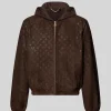 Winter Olympic 2026 Milano Cortina Jake Paul Louis Vuitton Brown Zipper Hoodie