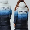 Winter Olympics 2026 Team Finland Puffer Coat Back