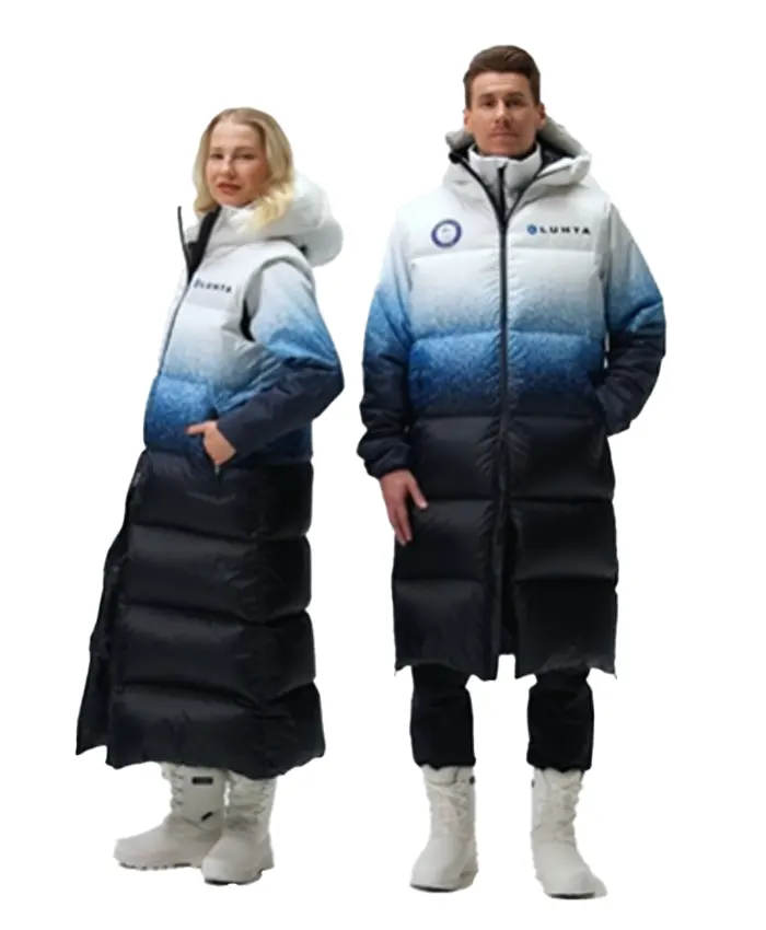 Winter Olympics 2026 Team Finland Puffer Coat