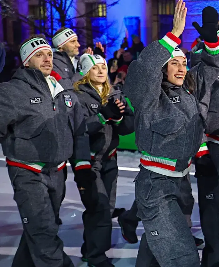 Winter Olympics 2026 Team Italy EA7 Jacket For Sale
