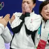 Winter Olympics Milano Cortina Kaori Sakamoto White and Black Jacket