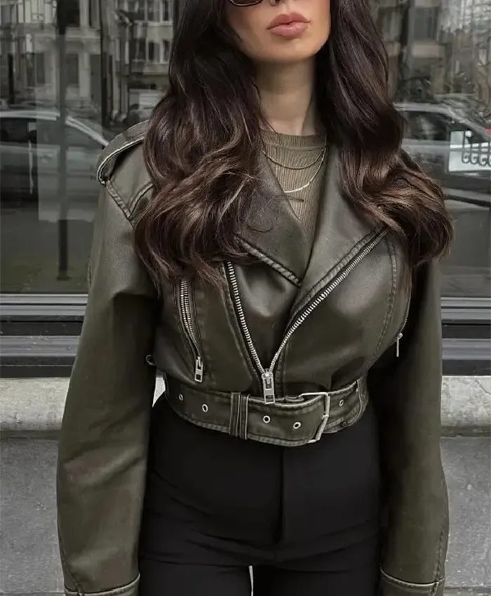 Zara Molly Mae Green Jacket