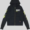 buy Super Bowl LX Zip Up Black Hoodie