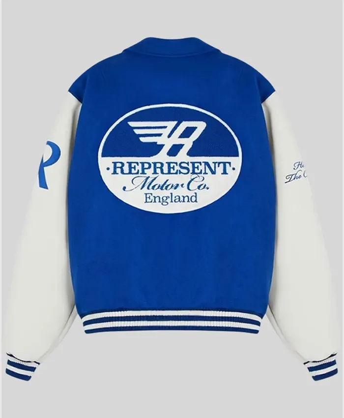 2026 Represent Racing Full Zip Varsity Jacket Back
