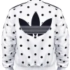 Adidas Polka Dots White Track Jacket Back