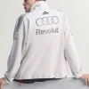 Adidas x Audi Revolut F1 Team Engineers & Marketing White Fleece Track Jacket for Men