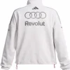 Adidas x Audi Revolut F1 Team Engineers & Marketing White Fleece Track Jacket for Men and Women