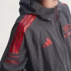 Adidas x Audi Revolut F1 Team Mechanics Hooded Full-Zip Black Hooded Rain Jacket for Men
