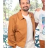 American Idol S23 Lin-Manuel Miranda Brown Zip Jacket