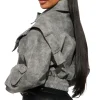 American Idol S24 Keyla Richardson Grey Jacket Side