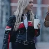 Ana Mena Idols Biker Leather Jacket