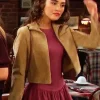 Arianna Horton Days of Our Lives Suede Leather Jacket For Sale