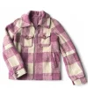 Avec Les Filles Pink and Cream Plaid Jacket