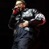 Avirex NFL Method Man The Final Chamber Tour Black Leather Varsity Jacket