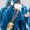 BTS Members Keep Swimming Blue Hooded Zip Up Jacket