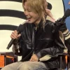 BTS Spotify Event Normal 2026 Jimin Striped Leather Jacket For Sale
