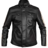 BTS Spotify Event Jimin leather jacket for a fashionable streetwear look