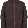 Bad Bunny Met Gala After Party Brown Jacket
