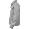 The Audacity S01 grey jacket with buttoned closure