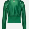 Boston Celtics Off Season NBA Kelly Green Cropped Track Jacket For Women