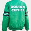 Boston Celtics Starter Bomber Jacket Back