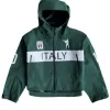 Bravest Italy Hooded Green Jacket For Men and Women