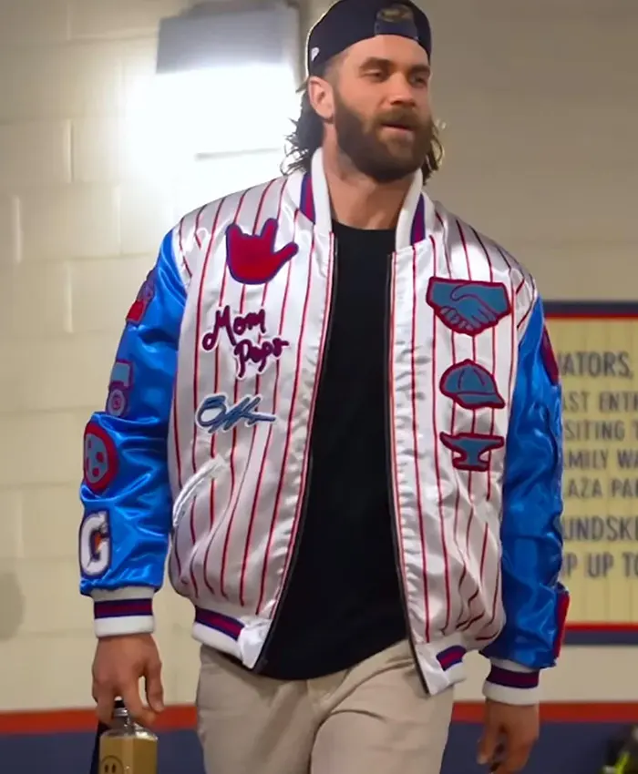 Bryce Harper Philadelphia Phillies Varsity Jacket
