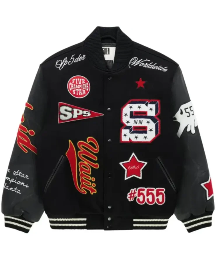 Buy Sp5der District V Varsity Jacket
