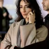 CIA S01 Necar Zadegan Beige Wool Coat Front