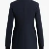 Caitlin Clark FTI Consultant Black Varsity Blazer Back