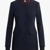 Caitlin Clark FTI Consultant Black Varsity Blazer Front