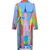 Carrie Preston Elsbeth S03 Printed Coat Back