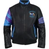 Charlotte Hornets Vintage Leather Jacket