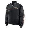 Cincinnati Bengals Black Patch Bomber Jacket