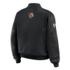 Cincinnati Bengals Black Patch Bomber Jacket Back