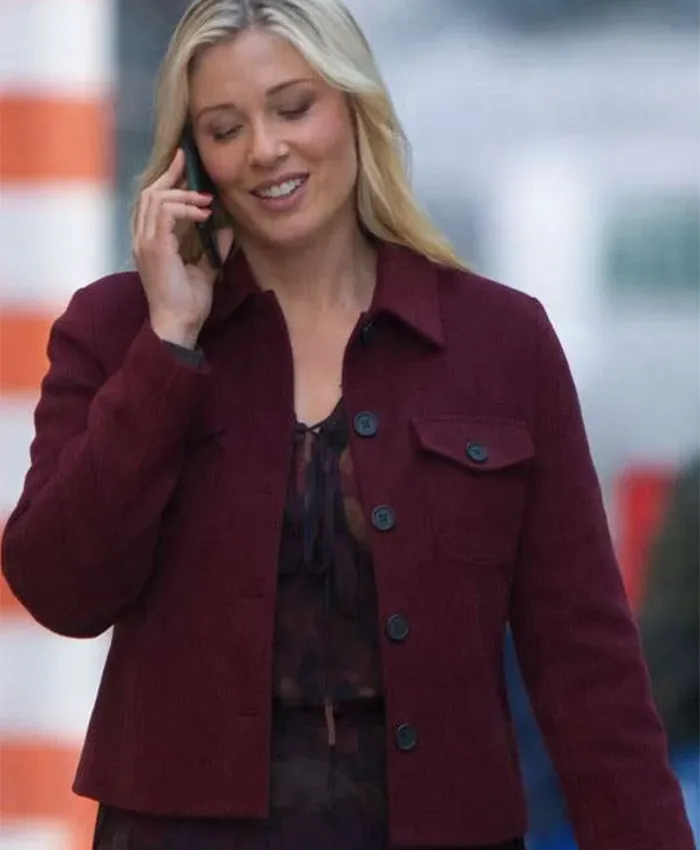 Comfort Clinton FBI S08 Maroon Wool Jacket