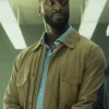 Cross S02 Aldis Hodge Suede Leather Jacket Front