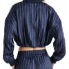 DMV S01 Gigi Zumbado Pinstriped Jacket Back