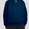 Dallas Cowboys Navy Patch Bomber Jacket Back