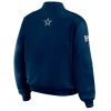 Dallas Cowboys Navy Patch Bomber Jacket For Sale