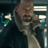 David Caves Silent Witness S29 Shearling Leather Jacket For Sale