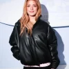 Dixie D Amelio Black Leather Jacket