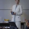 Dream Jessica Chastain White Blazer For Sale