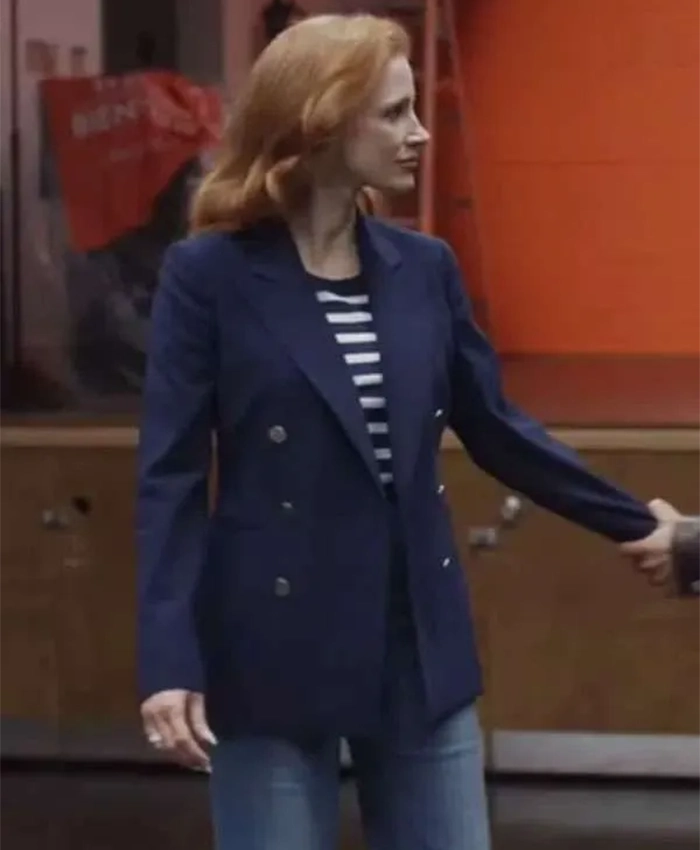 Dreams 2026 Jessica Chastain Blue Blazer