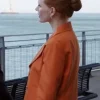 Dreams 2026 Jessica Chastain Orange Blazer Back