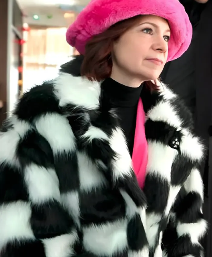 Elsbeth S03 Carrie Preston Black and White Checkered Jacket